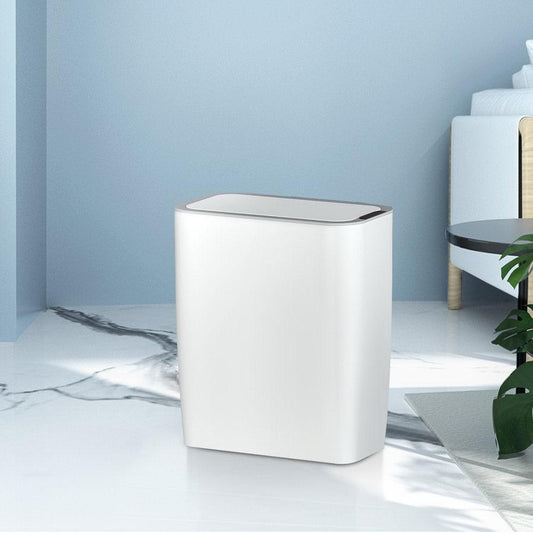 Devanti 9L Motion Sensor Bin Rubbish Automatic White - Ozstylz